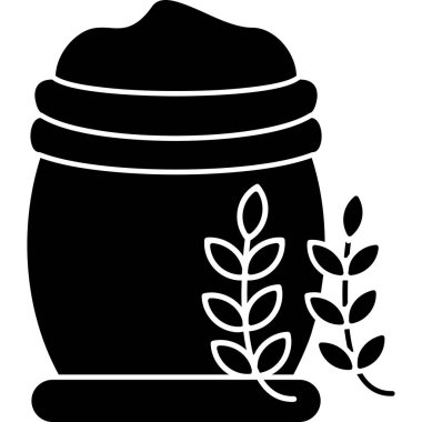 Kavanoz ve kavanoz ikonunun vektör çizimi. Stok için kavanoz ve kavanoz vektör ikonu koleksiyonu.