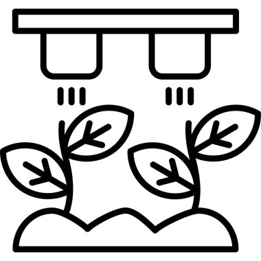 Bitki. Web simgesi basit illüstrasyon