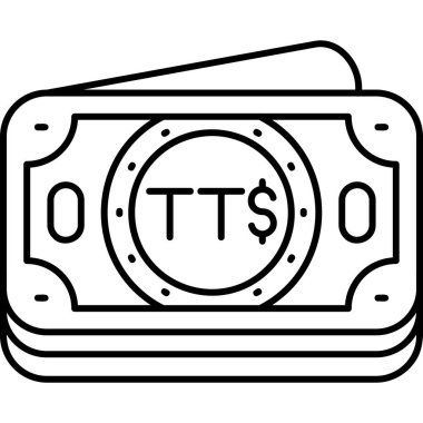 M-cüzdan simgesi, basit tarzı