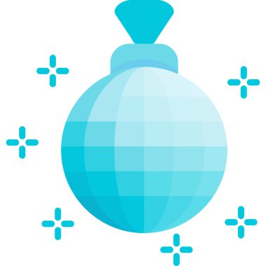 Fiyonklu bir noel balosunun vektör çizimi