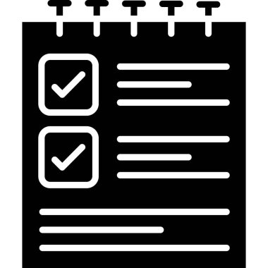 Kontrol Listesi Vektör Sembol Tasarımı