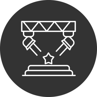 Modern eğitim ikonunun vektör illüstrasyonu