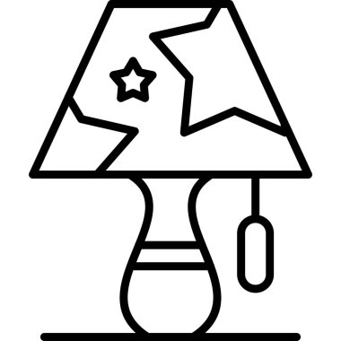 Işık lambası. Basit tasarım.