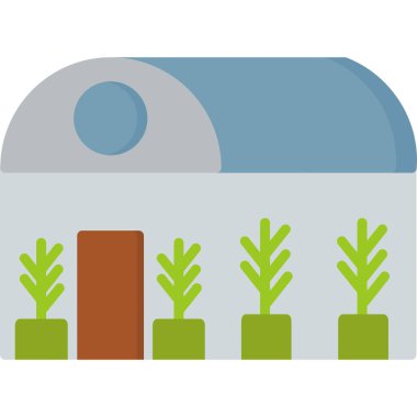 Bitki düz tasarım simgesi