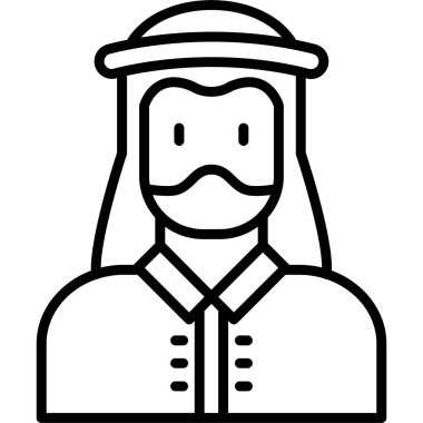 avatar. Web simgesi basit tasarım