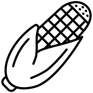 Ekmek. Web simgesi basit illüstrasyon