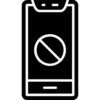 Akıllı telefon. Web simgesi basit illüstrasyon