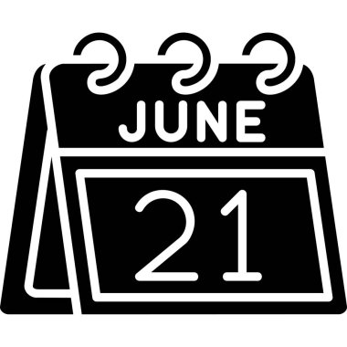 Takvim simgesinin vektör illüstrasyonu