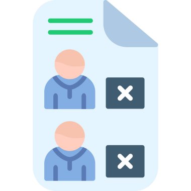 iş vektörü düz renk simgesi