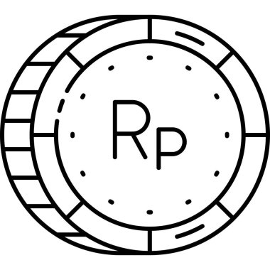Bir pusula simgesinin vektör illüstrasyonu
