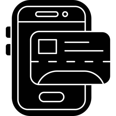 cep telefonu simgesi. vektör illüstrasyonu