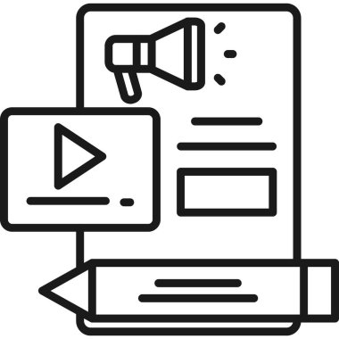 Video oynatıcı simgesi, özet biçimi