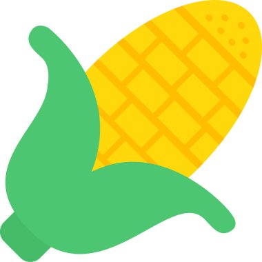 Sarı biberin vektör düz simgesi