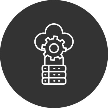 vektör illüstrasyonu, silo simgesi basit tasarım