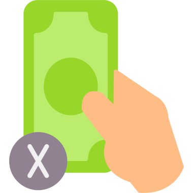 Dolar. Web simgesi basit illüstrasyon