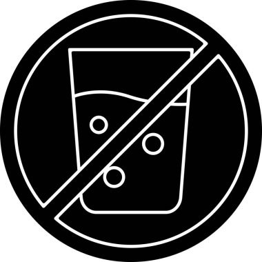 Moda stili izole edilmiş arkaplanda içecek simgesi yok