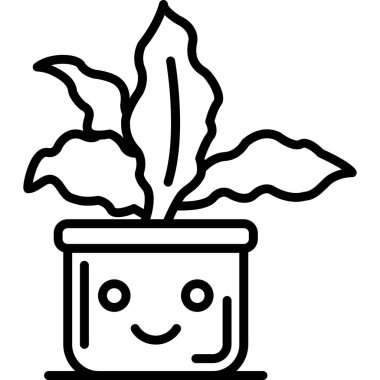 Esrarlı sevimli bitki.