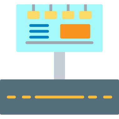 Bilgisayar sunucusu. simge illüstrasyonu