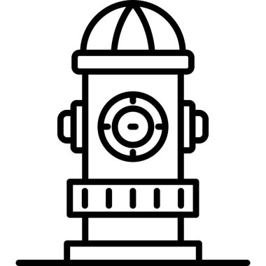 Benzin deposu ikonu. Beyaz arkaplanda izole edilmiş web tasarımı için gaz tankı vektör simgesinin ana hatları