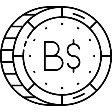 bitcoin. Web simgesi basit illüstrasyon