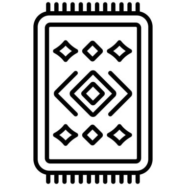 Elektronik devre kartı simgesi, anahat stili