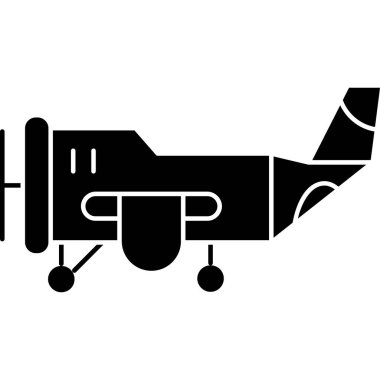 Uçak simge vektör çizim