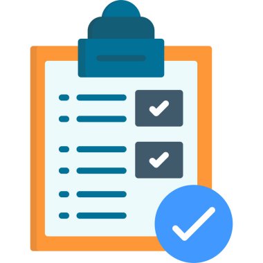 kontrol listesi vektör simgesi