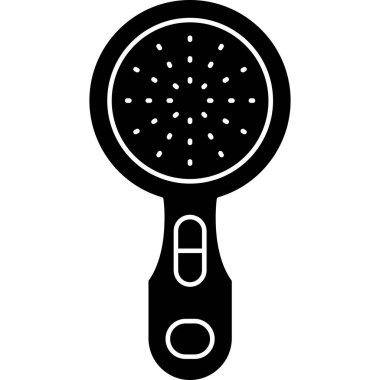 Beyaz arka planda siyah bir tavanın vektör çizimi