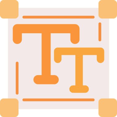 Modern bir simgenin vektör illüstrasyonu