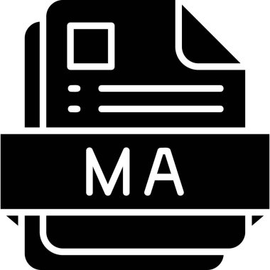 dosya biçimi simgesi, vektör illüstrasyonu