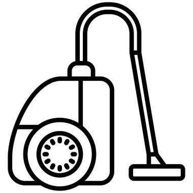 Süpürge Temizleyici vektör simgesi