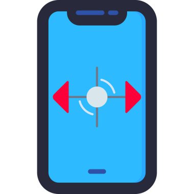 Telefon simgesi vektör illüstrasyonu