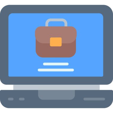 iş bilgisayarı dizüstü bilgisayar simgesi