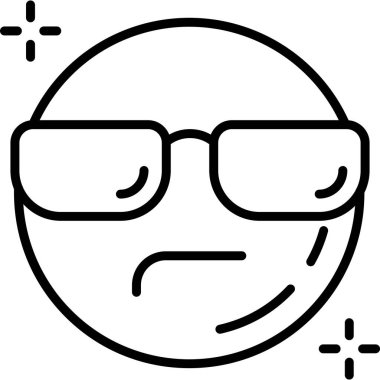 duygu simgesi yüz simgesi ana hat biçiminde