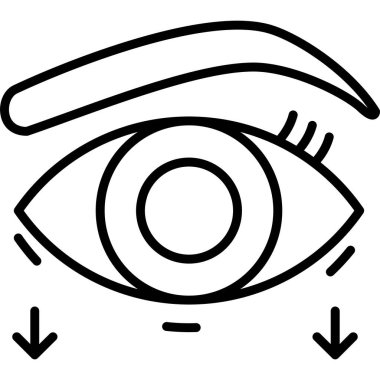 Göz görme simgesi, özet biçimi