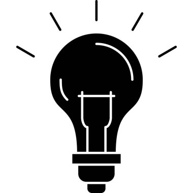 ampul ışık fikir simgesi