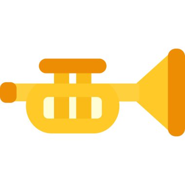 trompet simge vektör çizim