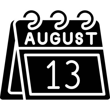 Takvim Kabartma Simgesi Tasarımı