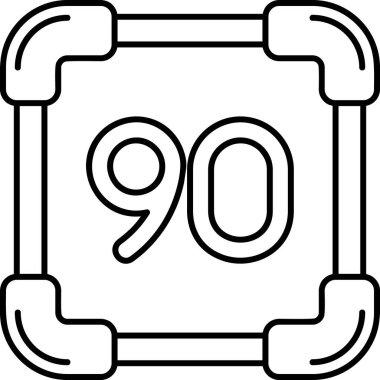 Dijital tablet için web simgesi, vektör illüstrasyonu