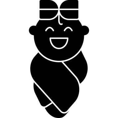 Siyah beyaz giyen bir adamın vektör çizimi