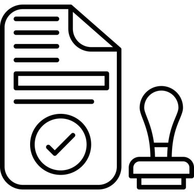 İş yönetimi çizgi vektör simgeler.