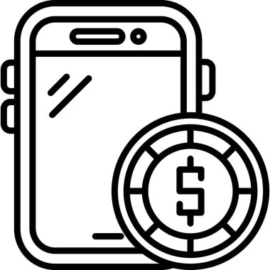 para simgesi vektör illüstrasyonu