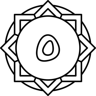 Ay. Web simgesi basit illüstrasyon