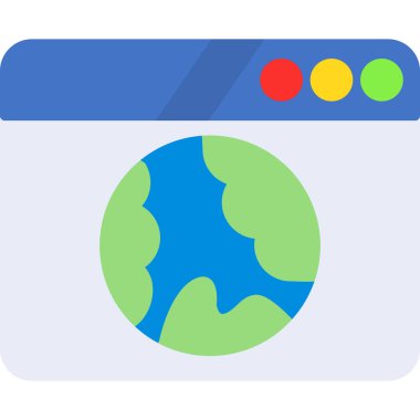 Web simgesi tasarımı vektör illüstrasyonu