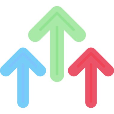 yön ok vektör simgesi