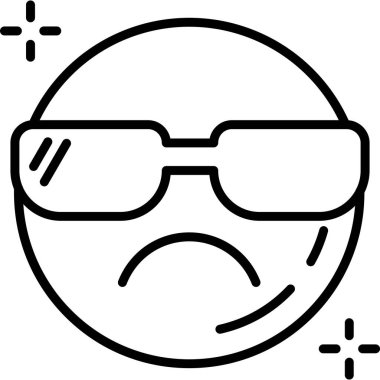 emoji. Web simgesi basit illüstrasyon