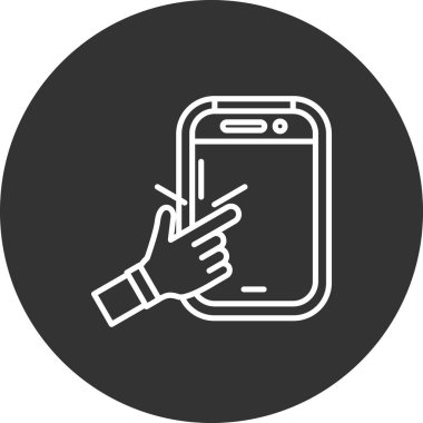 akıllı telefon vektör sembol tasarımı