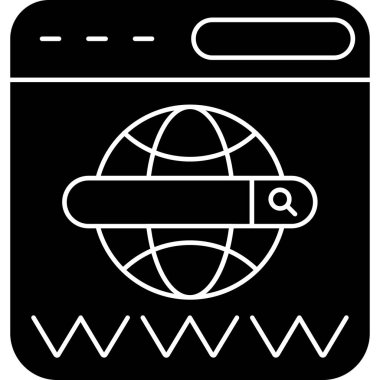 seo modern simgesinin vektör illüstrasyonu