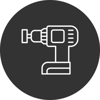 Araba motoru simgesi. Web için basit bir araba motoru vektör simgesi çizimi