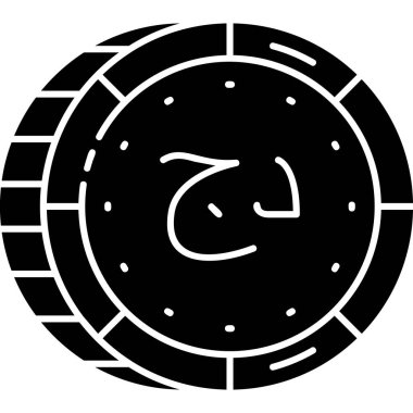 Saat simgesi vektör illüstrasyonu